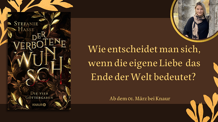 Vier Göttergaben, ein ewiger Fluch und ein verzweifelter Wunsch - Der Auftakt zur neuen Romantasy Dilogie von Stefanie Hasse