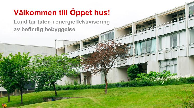 Kraftringen bjuder in till event om energieffektivisering av befintlig bebyggelse