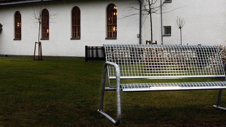 Bänk Bonum med LED-belysning