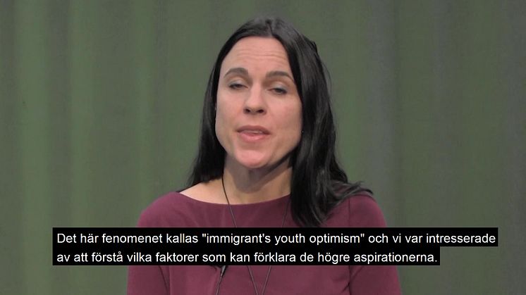 Unga med utländsk bakgrund siktar högt