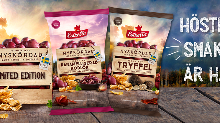 Estrella Nyskördad 2018 Limited Edition på helt nyskördad svensk potatis.