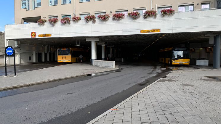 Vi bygger om på bussterminalen på Helsingborg C med start på måndag 31 augusti