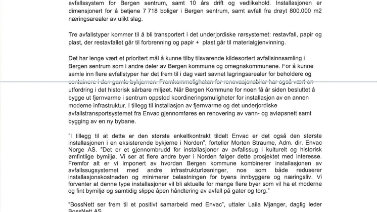 Bergen sentrum bygges ut med moderne infrastruktur