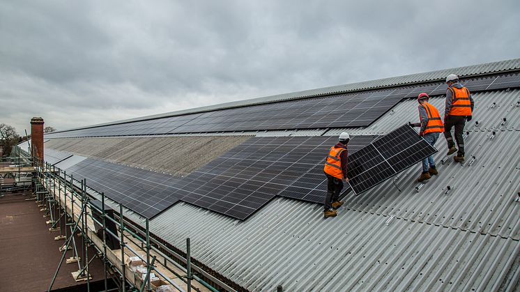 The project will see 526 solar panels installed on the depot’s roof