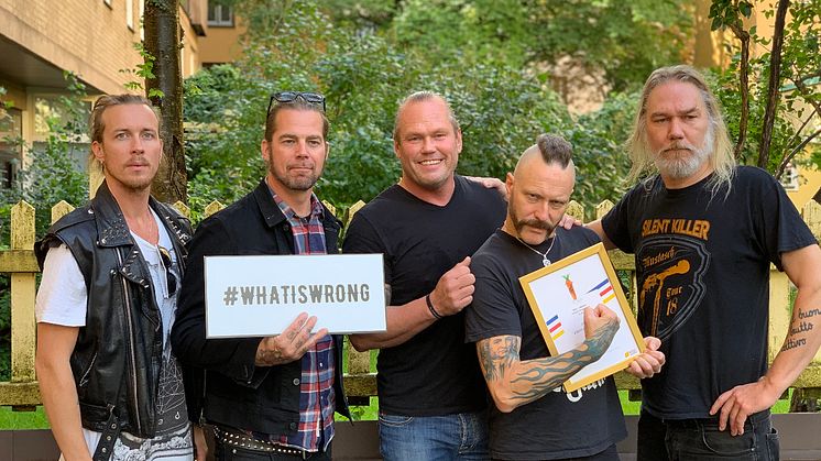 Mustasch och Jonas Ljungberg. Foto: Karin Bergstrand