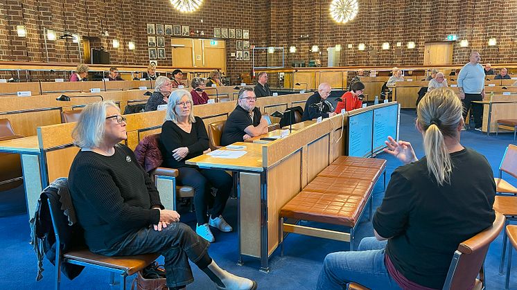 Workshop i Sessionssalen.