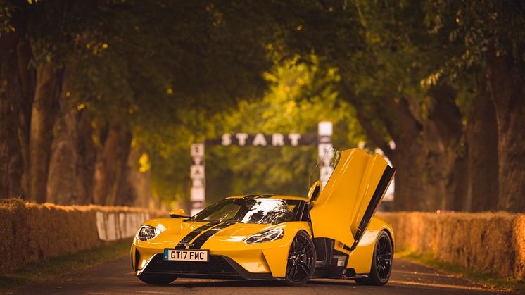 A Ford GT Goodwoodban