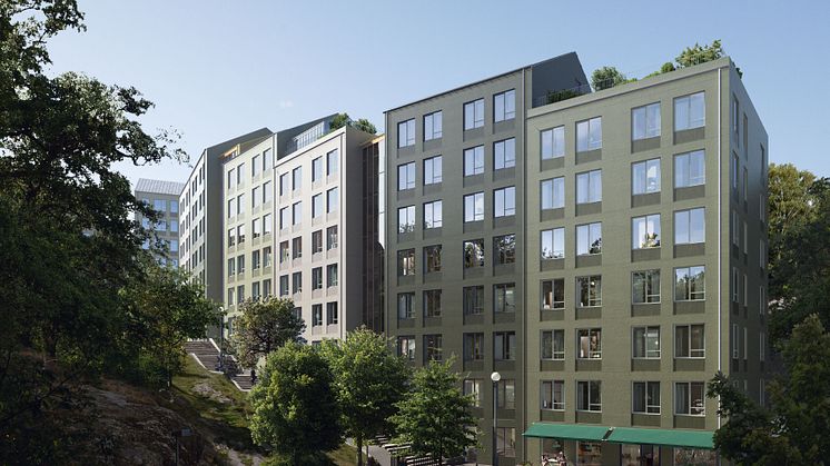 I gemytliga Majorna bygger Wallenstam 138 fina lägenheter längs med Stenklevsgatan. Högst upp på två av huskropparna blir det takterrasser för de boende, på en av terrasserna finns även växthus.
