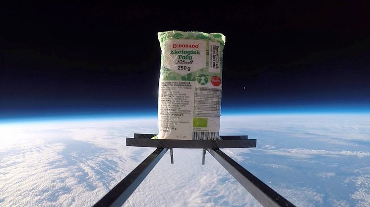 Eldorado skickar upp världens första ekologiska tofu i rymden