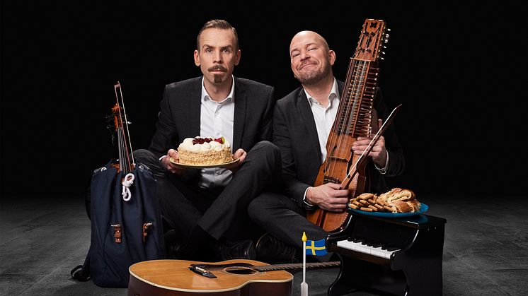 Stort intresse, extra föreställnigar insatta! Succéduon Björn A Ling och Johan Östlings ”Din J-vla fegis” kommer tillbaka till Kajskjul 8.