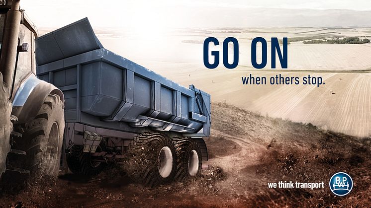 Under the motto "Go on when others stop", BPW will be present at Agritechnica in hall 15, stand E05. 