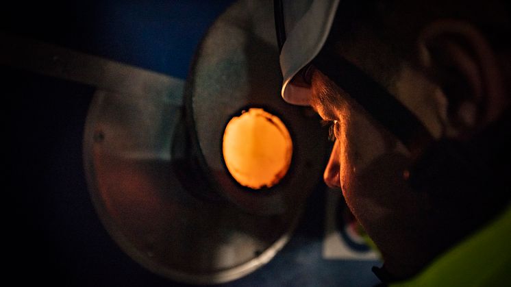 Under året har en stor investering gjorts i att modernisera Solör Bioenergis fjärrvärmeanläggning i Alfta. Fotograf: Katarina Hansson