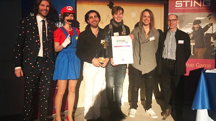 Right Nice Games, vinnare av "Bästa pitch" i STING Test Drive Game 2016.