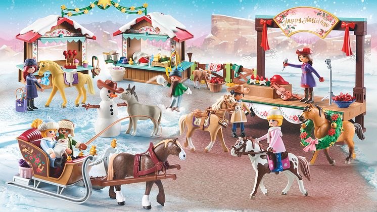 Festliche PLAYMOBIL-Spielsets zu DreamWorks „Spirit – Riding Free"