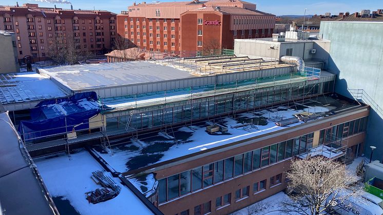 Ombyggnation av gamla bibliotekshuset i Örebro