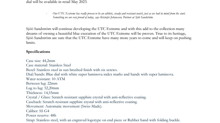 Adding color to the UTC Extreme collection, eng.pdf
