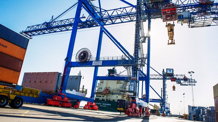 Norrköpings hamn viktig i starkt logistikläge