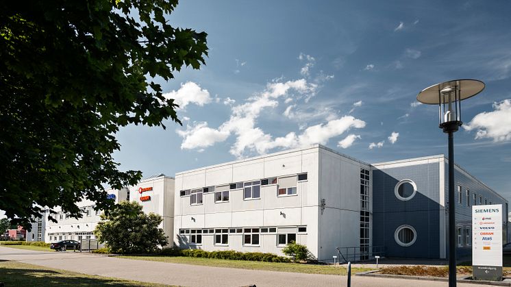 Den gamle Siemensbygning i Taastrup, som nu fremstår helt nyistandsat