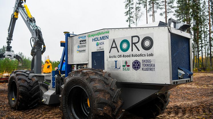 Självkörande skogsmaskin