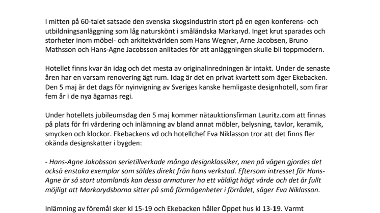 Inredning värd miljoner på Sveriges hemligaste designhotell
