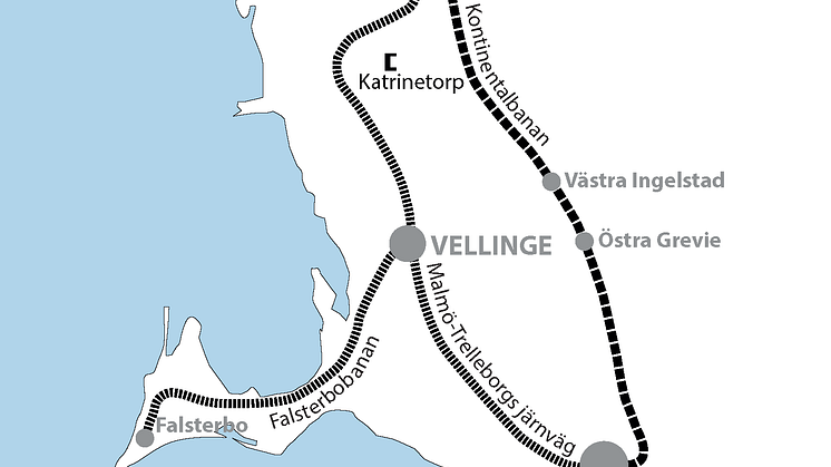 Pågatåg till Trelleborg och en 132 år gammal planeringsmiss