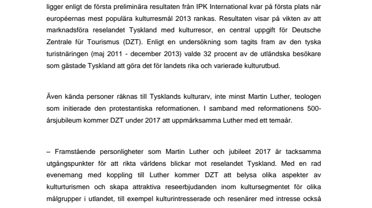 Lutherdecennium lockar kulturintresserade