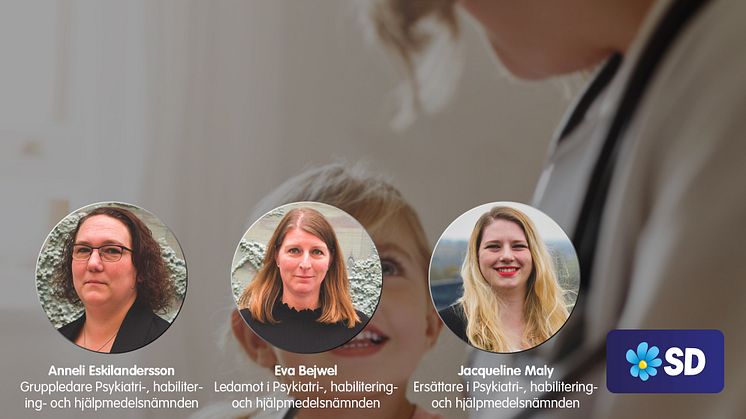 SD vill att barnhabiliteringen startar en rådgivningstjänst för personal och anhöriga.