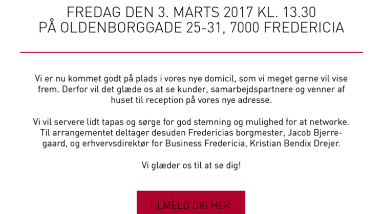 Reception hos Bureau Veritas - besøg vores flotte nye kompetencecenter