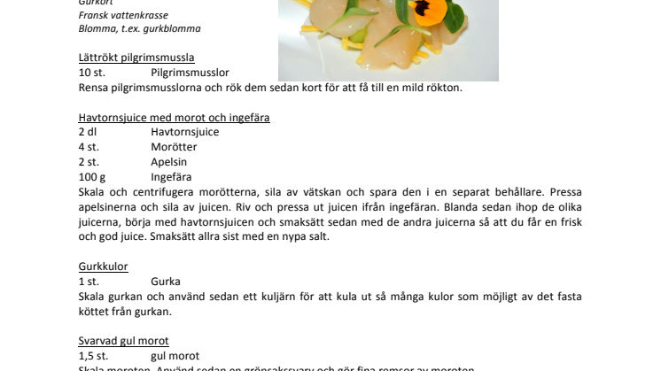Zacapa middagsrecept av Daniel Engellau