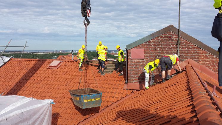 Moniers takläggartävling "King of Roofs 2015" 