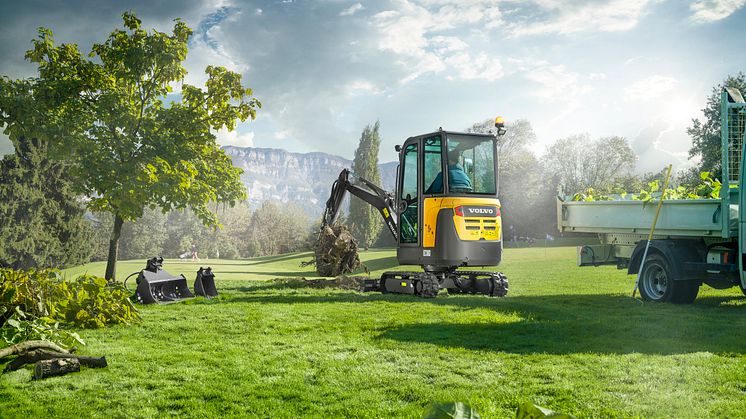 Volvo EC15D, EC18D och EC20D - lanseringsbild