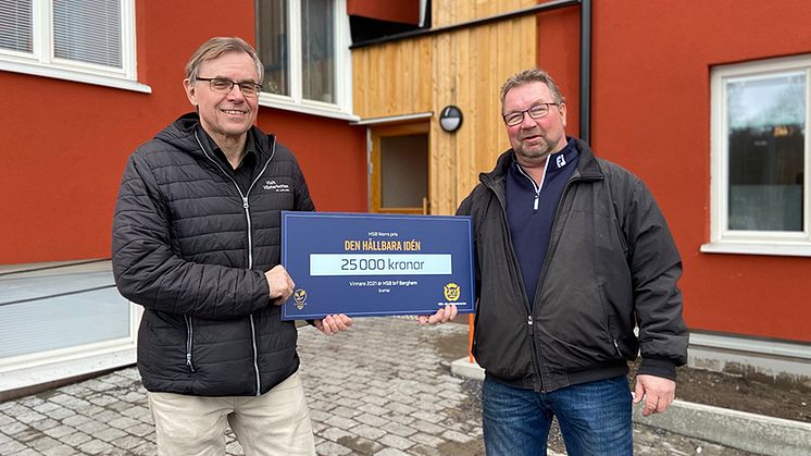 Ulf Figaro, vice ordförande och Anders Stenlund, ordförande, HSB brf Berghem i Umeå.