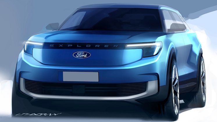 2023_FORD_NewElectricExplorer_SketchesExterior_8