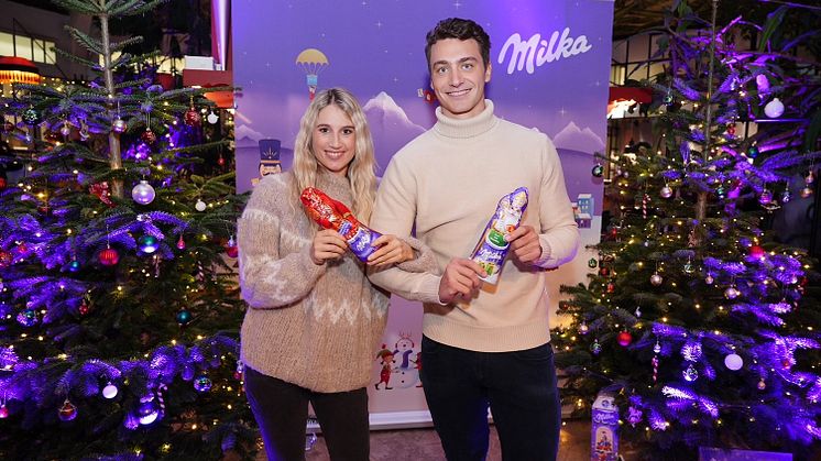Milka startet in die Vorweihnachtszeit und erfüllt zarte Wünsche