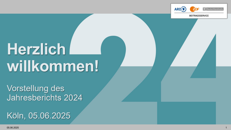 Präsentation zum Jahresbericht 2024