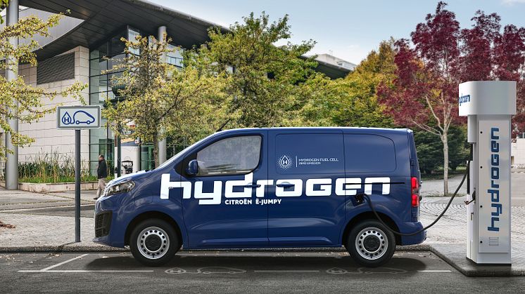 Nya Citroën ë-Jumpy Hydrogen – 400 km eldrift som tankas på tre minuter