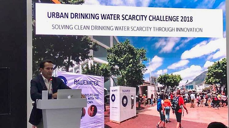 Boyd Mulder, Bluewater Vice President, Products & Marketing, shared Bluewater insights and experiences on deploying water innovation at Aquatech Shanghai 2018