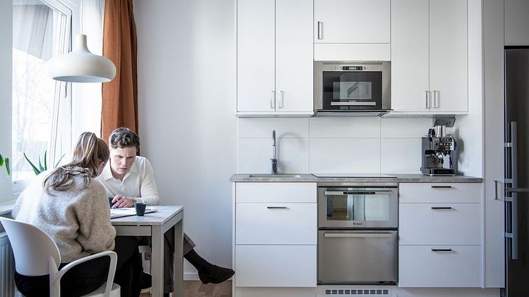 ​På Föreningsgatan 18 i Göteborg byggs elva kvadratsmarta och möblerade lägenheter i studiostil.