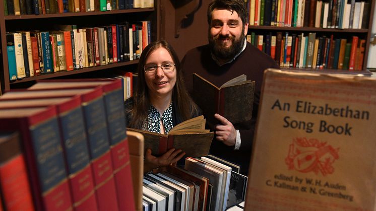 Dr Katherine Butler of Northumbria University and James Smith of the Lit & Phil