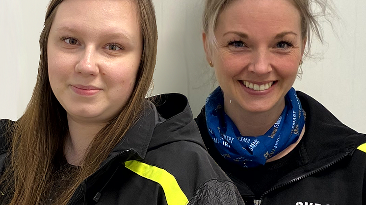 Annie Gustavsson och Elisia Kirchberg driftar den nya metallåtervinningen i Kalmar