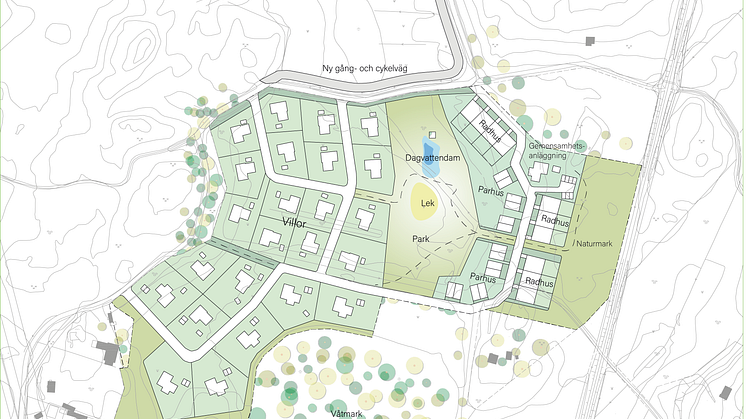 Knappstad - illustration över området