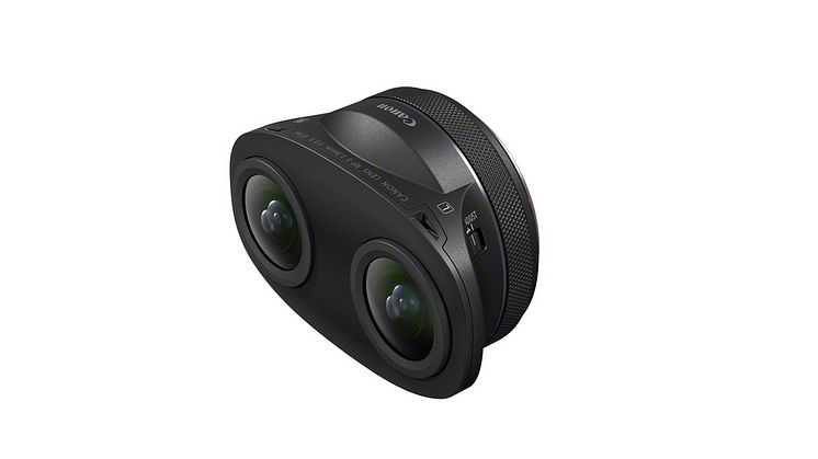 Canon RF-S 3.9mm F3.5 STM DUAL FISHEYE, ett APS-C Virtual Reality (VR)-objektiv som nu finns i EOS R-systemet.