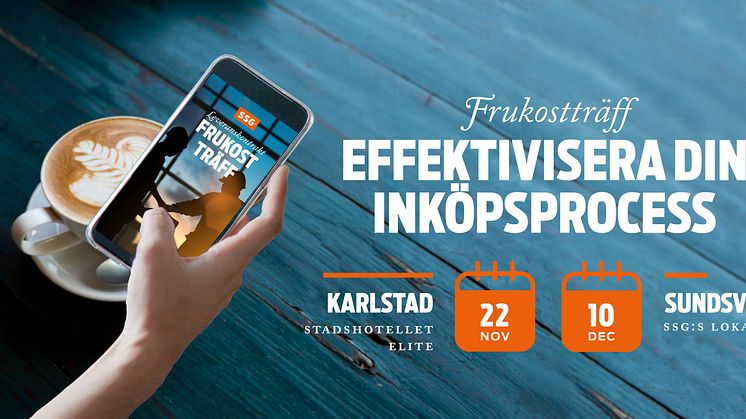 SSG inbjuder till inspirationsfrukost om en effektivare inköpsprocess