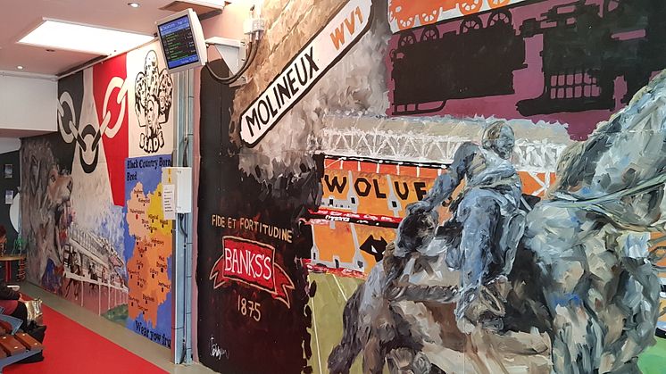 Wolverhampton waiting room mural (2) - April 2019