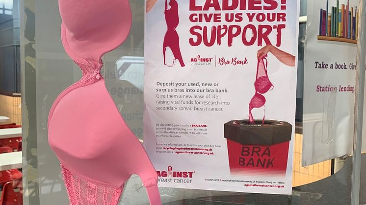 A new 'bra bank' is launching at Bedford station