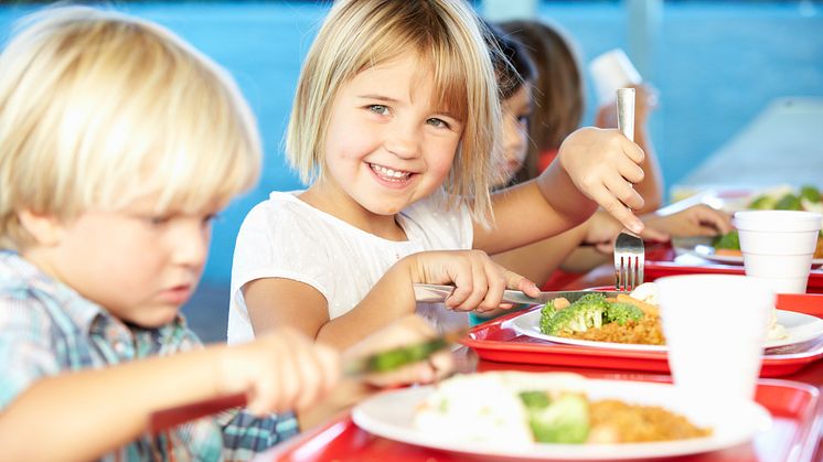 Sverige, Finland och Estland är de enda länderna i världen där skolmaten är gratis för alla barn och ungdomar. Foto: Getty Images