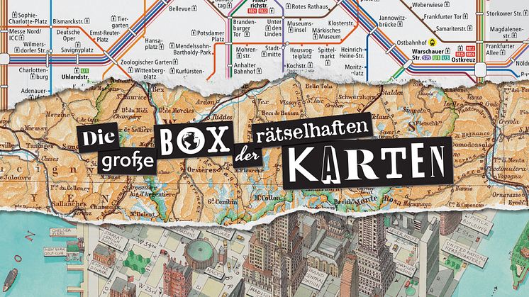 Auf Denksport-Weltreise mit der großen Box der rätselhaften Karten