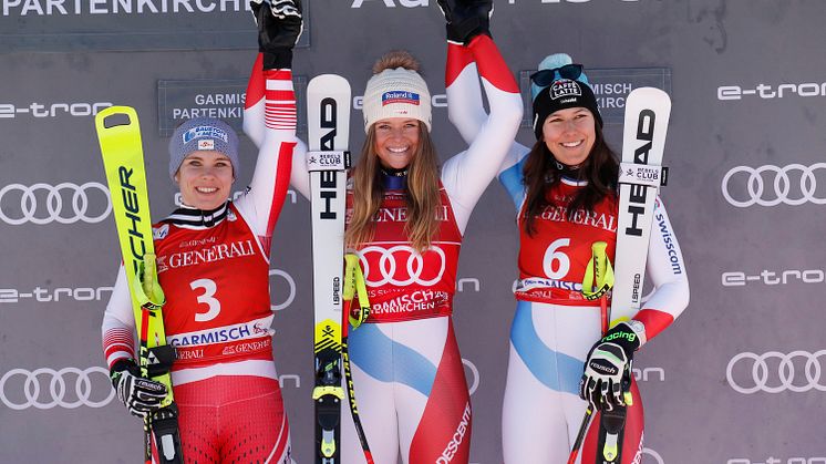 Erster Super-G-Sieg für Corinne Suter