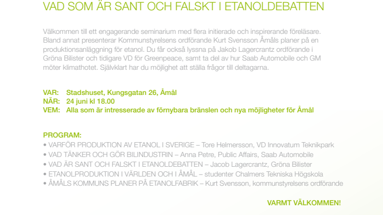 Ska vi producera etanol i Åmål?