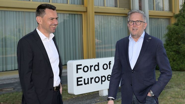 Martin Sander (venstre) og Stuart Rowley (højre). 